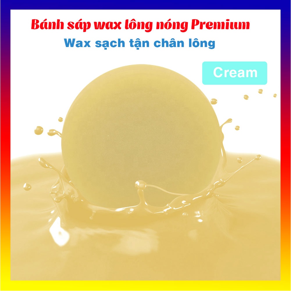 500g Sáp wax lông dạng viên cao cấp - Wax lông nóng - Tặng kèm que gỗ