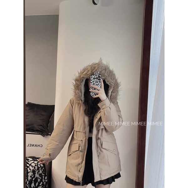 Áo khoác parka MH túi nắp mimee