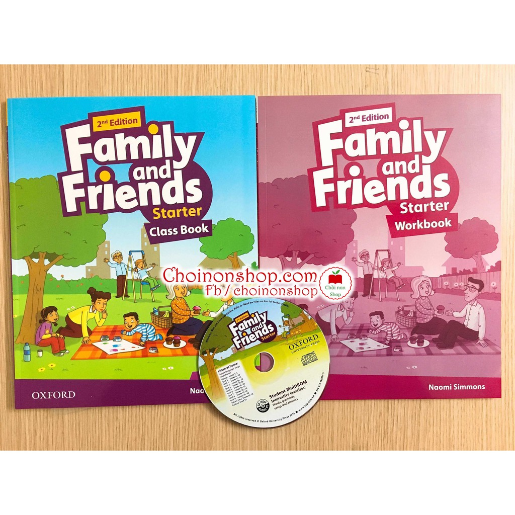 Đồ chơi - Family and friends starter SB+WB (2nd) + đĩa