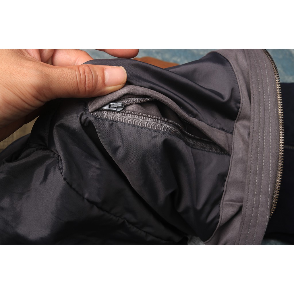 Áo khoác Bomber da lộn MG man VNXK