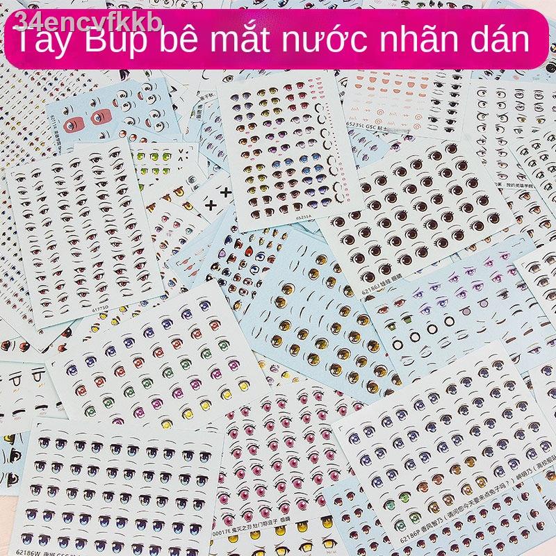 ♙ [Hàng có sẵn/Ảnh thật]ﺴĐất sét tự làm bằng tay búp bê tự làm miếng dán mắt chuyển nước ob11 gốm mềm gsc búp bê nhãn dá