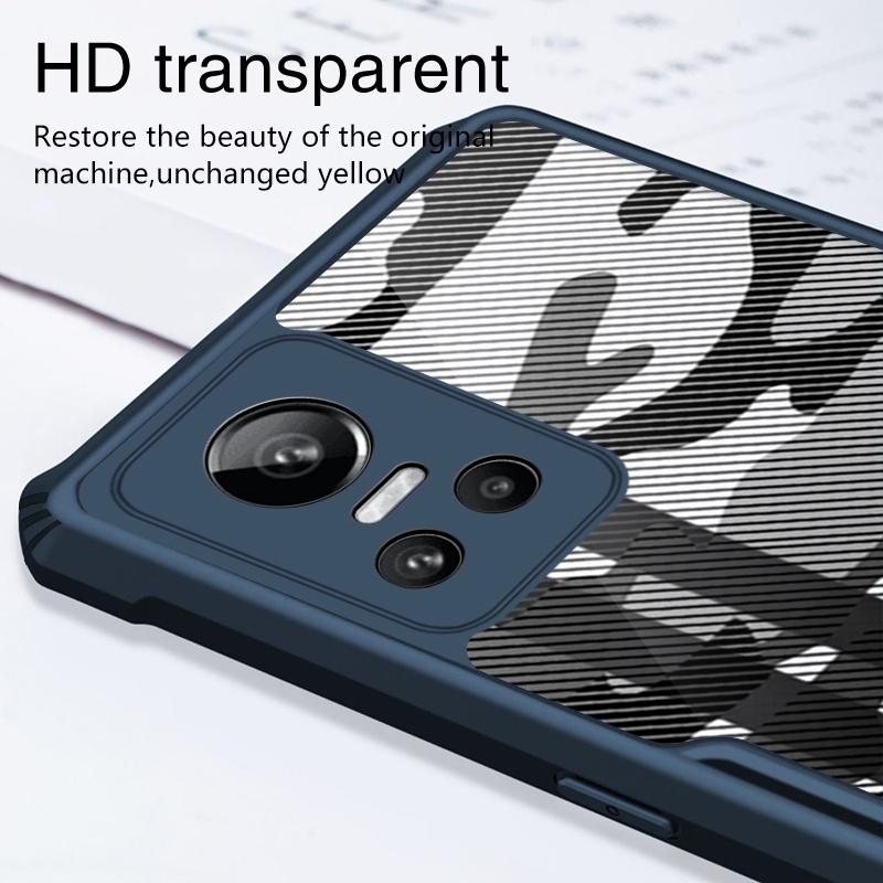 Ốp Điện Thoại TPU Cứng Trong Suốt Họa Tiết Rằn Ri Cho OPPO Realme GT Neo 3