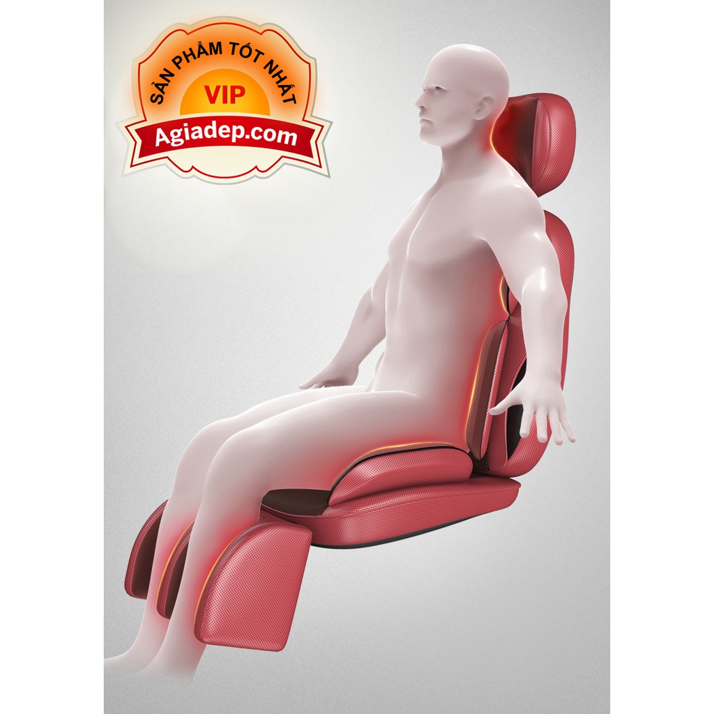 Ghế Massage Trị liệu Hồng ngoại (matxa, mat xa xoa bóp bấm huyệt) giảm đau nhức xương khớp, cho giấc ngủ sâu AGD