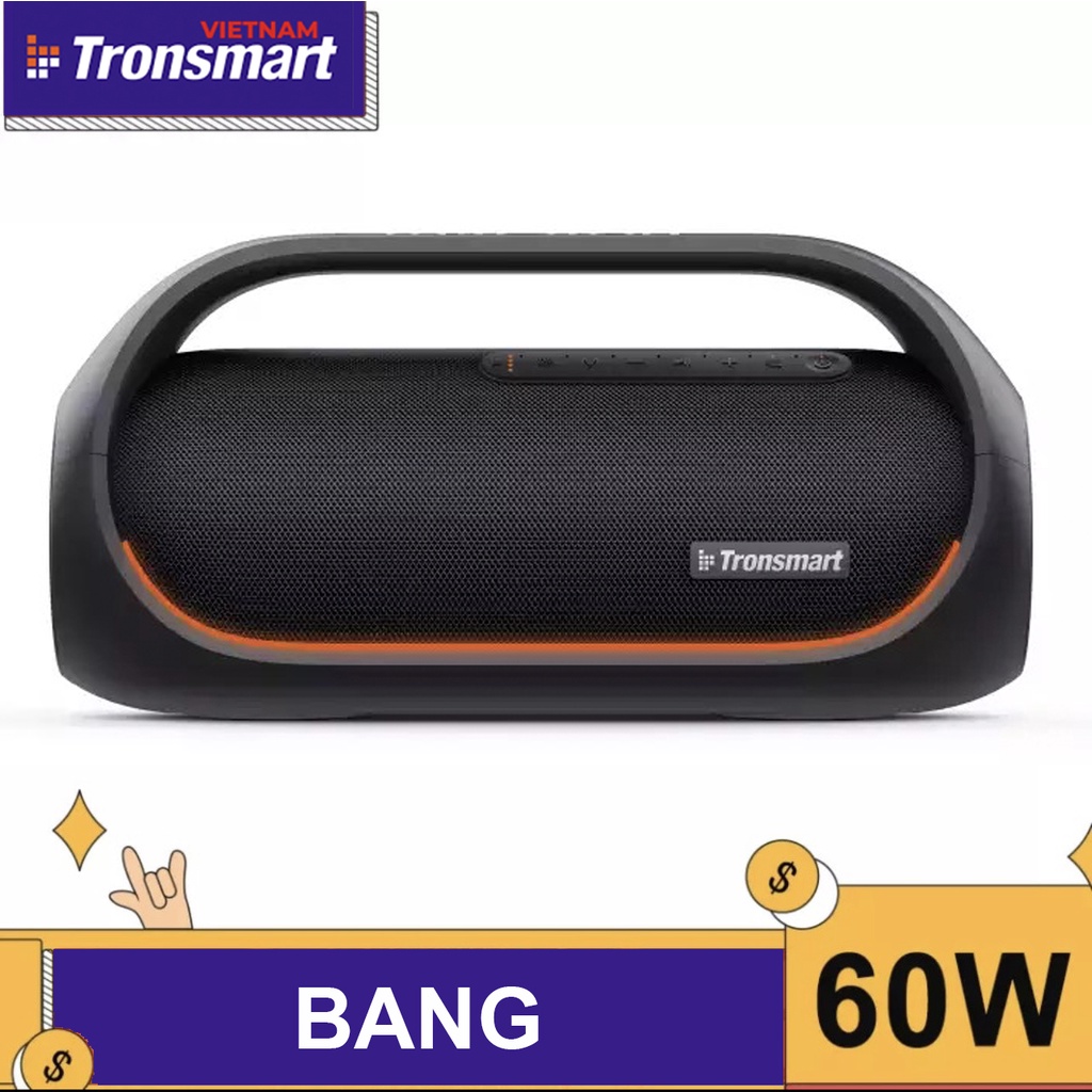 TRONSMART BANG 60W - Loa Bluetooth 5.0 Loa di động ngoài trời Sử Dụng Công Nghệ SoundPulase
