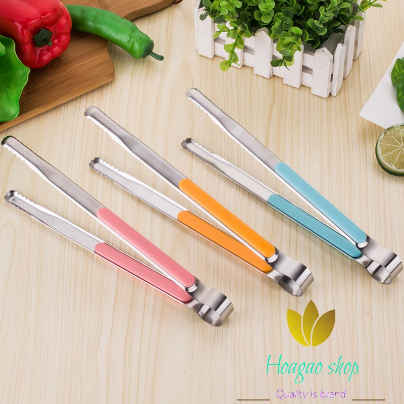 Combo 3 kẹp nướng BBQ tay cầm ABS chống nóng, kẹp nướng thịt, gắp bánh siêu tiện dụng