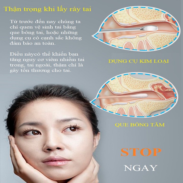 Máy Hút Ráy Tai I-EARS - Dụng Cụ Lấy Ráy Tai Nhật