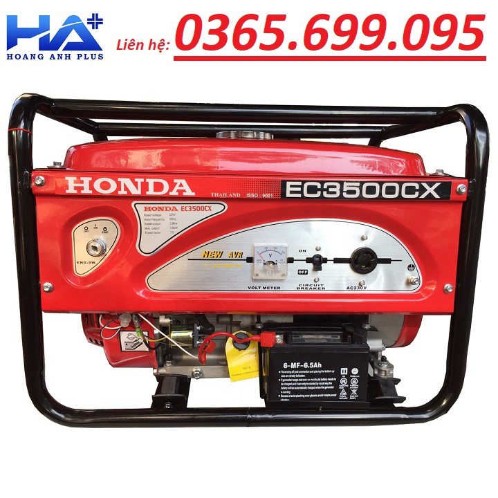 [FREESHIP] Máy Phát Điện Honda Chạy Xăng 3kw EC 3500CX Đề