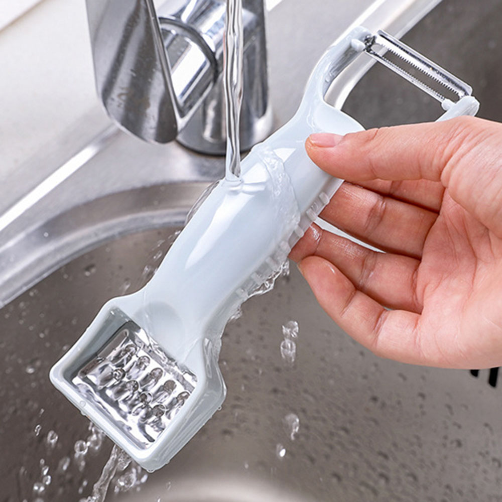 Dụng Cụ Gọt Vỏ Trái Cây 2 Trong 1 Tiện Lợi