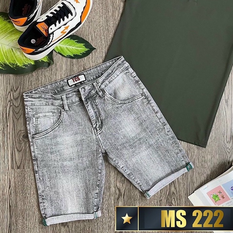 QUẦN SHORT JEAN NAM QUẦN ĐÙI JEAN CO GIÃN RÁCH XƯỚC MẠNH MẼ CÁ TÍNH MÃ