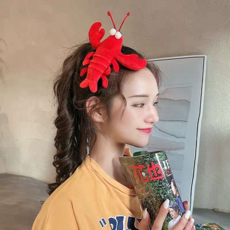 CÀI TÓC, CÀI TRANG ĐIỂM CHO BẠN GÁI HÌNH CUA- TÔM HÙM CUTE