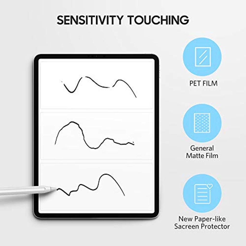 Phim Dán Bảo Vệ Màn Hình Máy Tính Bảng Chống Tia Uv / Ánh Sáng Xanh Cho Ipad 2018 9.7 Pro 11 Air 3 / Air4 10.5 2019 Ipad Mini 5 4