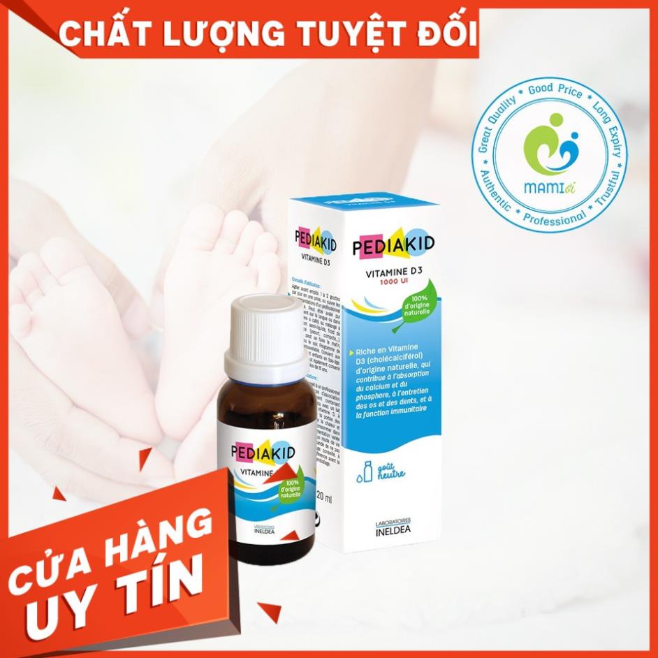 [GIÁ GỐC] Pediakid Vitamin D3 - Giải pháp cho trẻ còi xương -  Chai 20ml