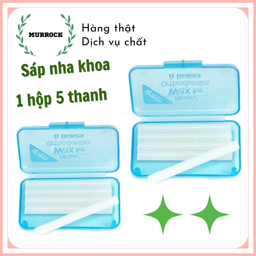 Sáp Piksters nha khoa, chỉnh nha, niềng răng UK Anh Quốc -1 vỉ 2 hộp