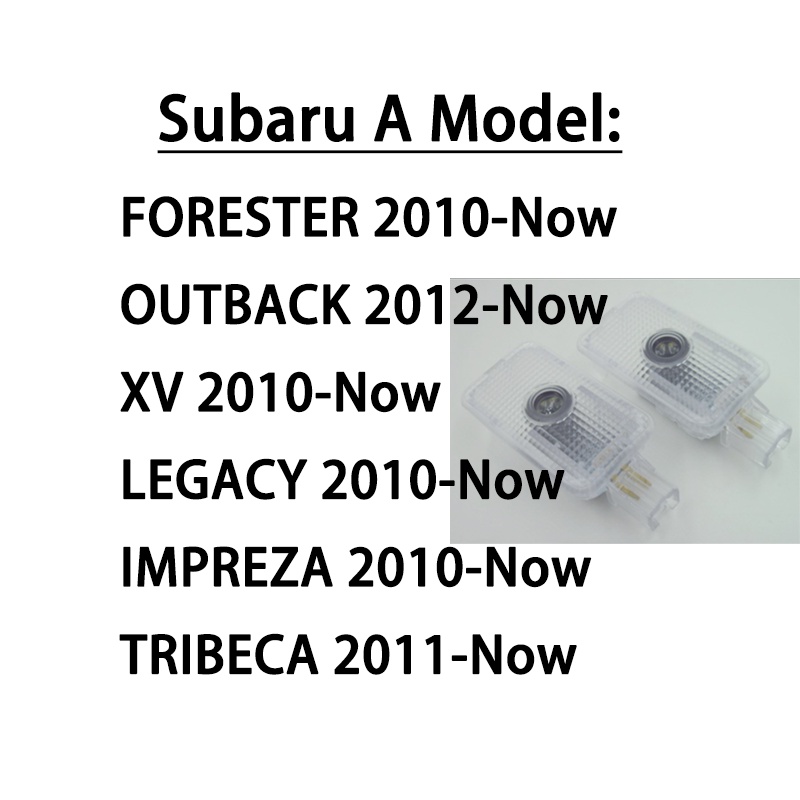 Đèn LED Chiếu Logo Gắn Cửa Xe Hơi Subaru FORESTER OUTBACK XV LEGACY IMPREZA TRIBECA BRZ