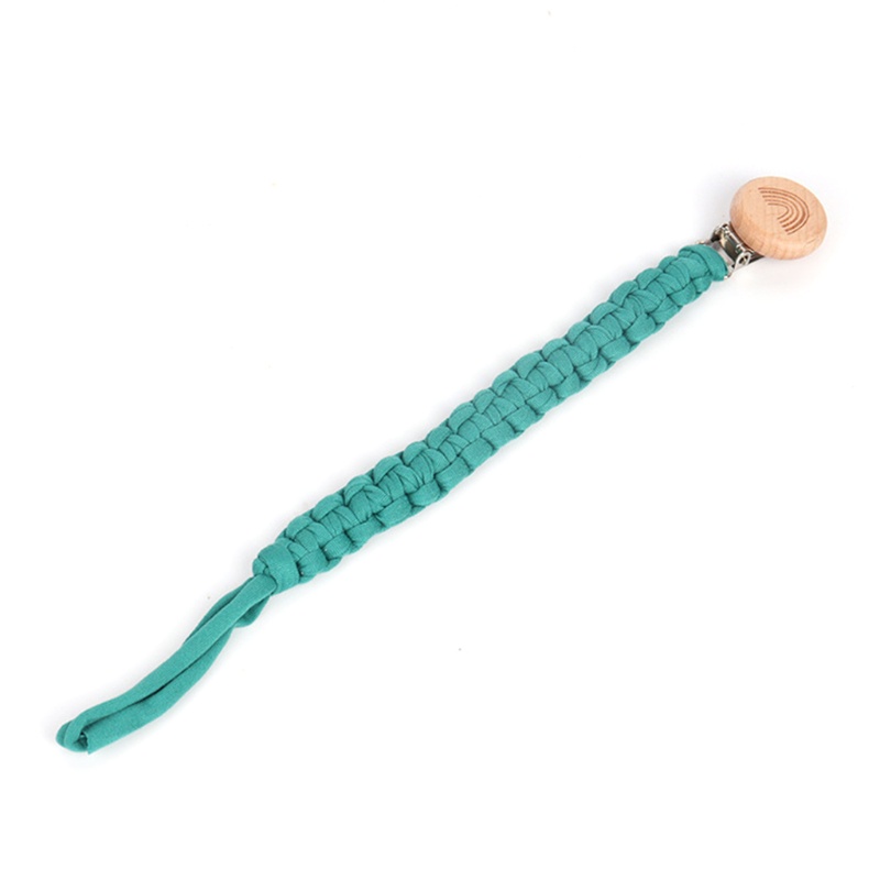 Giá Đỡ Núm Vú Giả Bằng Cotton Dệt Phối Dây Xích Kẹp Núm Vú Giả Cho Bé M
