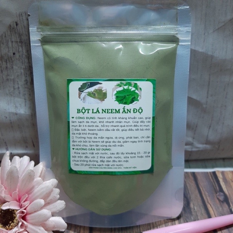 100gr bột lá neem Ấn Độ handmade