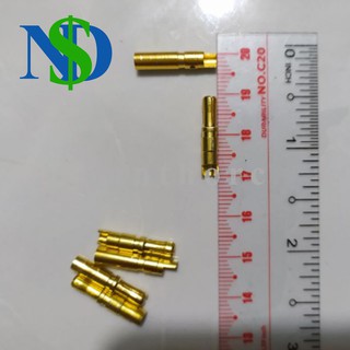 Cặp jack chuối banana đồng đực - cái cho motor không chổi than