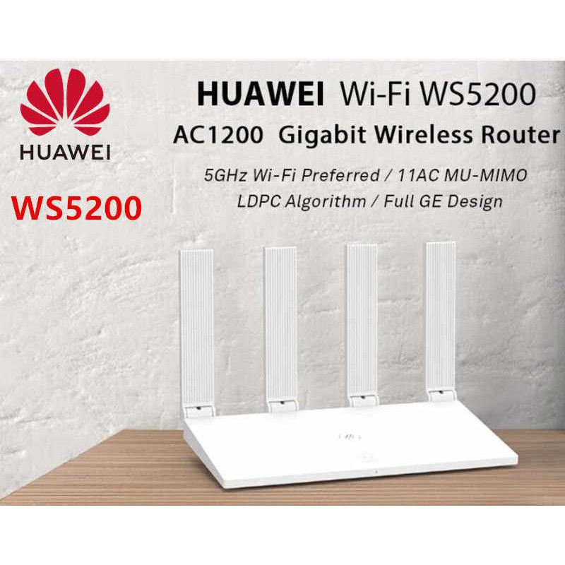 Bộ Phát Wifi Huawei WS5200 Tốc độ cao 2.4Ghz/5Ghz. Gigabit Router MU-MiMO