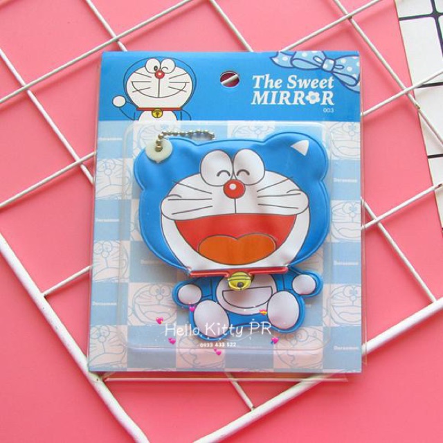 MÓC KHÓA CÓ GƯƠNG HELLO KITTY - DORAEMON DOREMON