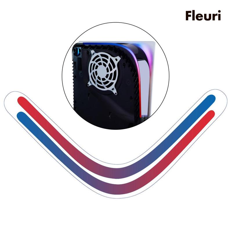 Set 2 Miếng Dán Trang Trí Tay Cầm Chơi Game PS5 Có Đèn LED Nhiều Màu Sắc