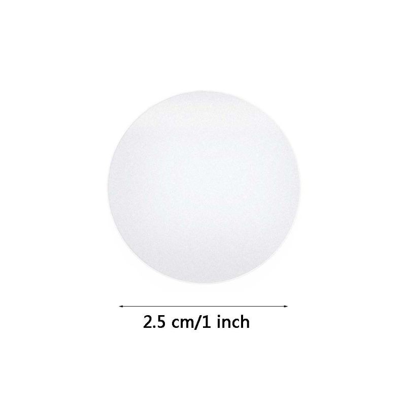 Cuộn 500 miếng dán trong suốt hình tròn sùng trang trí tiện dụng