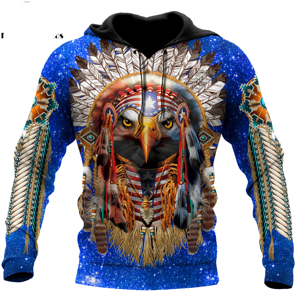 Áo Khoác Hoodie Có Khóa Kéo In Họa Tiết Galaxy 3d Dw0302 2021eagle Native Thời Trang Cho Nam