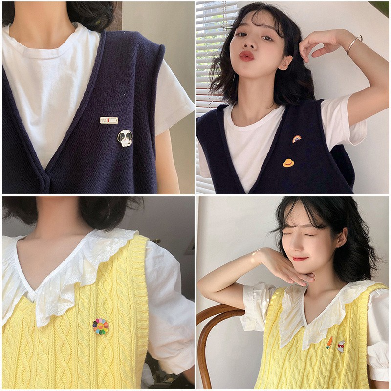 Phụ Kiện Cài Áo Hình Hoạt Hình Dễ Thương B848