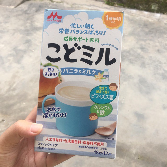 Sữa morinaga kodomil mẫu mới date 2021