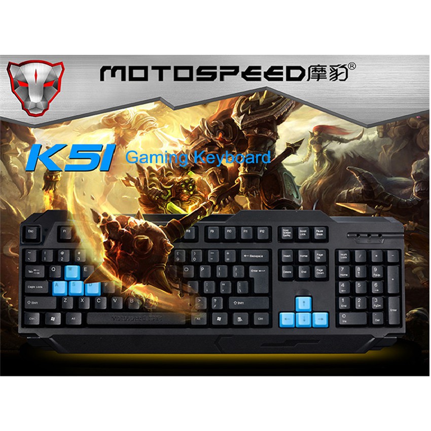 Bàn phím game thủ Motospeed K51 Gaming Keyboard