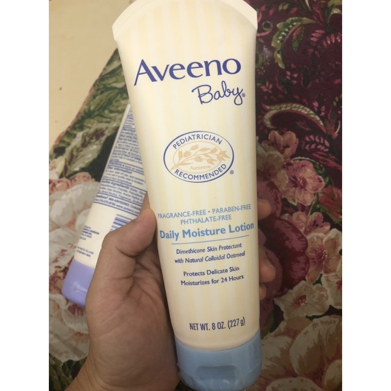 (có bill) kem dưỡng ẩm Aveeno baby 227g