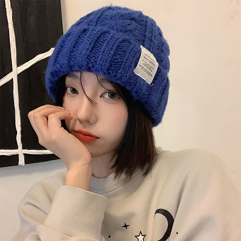 Mũ len nữ phong cách Hàn Quốc dày dặn ấm áp cho mùa đông nón Beanie nhiều màu - ML16
