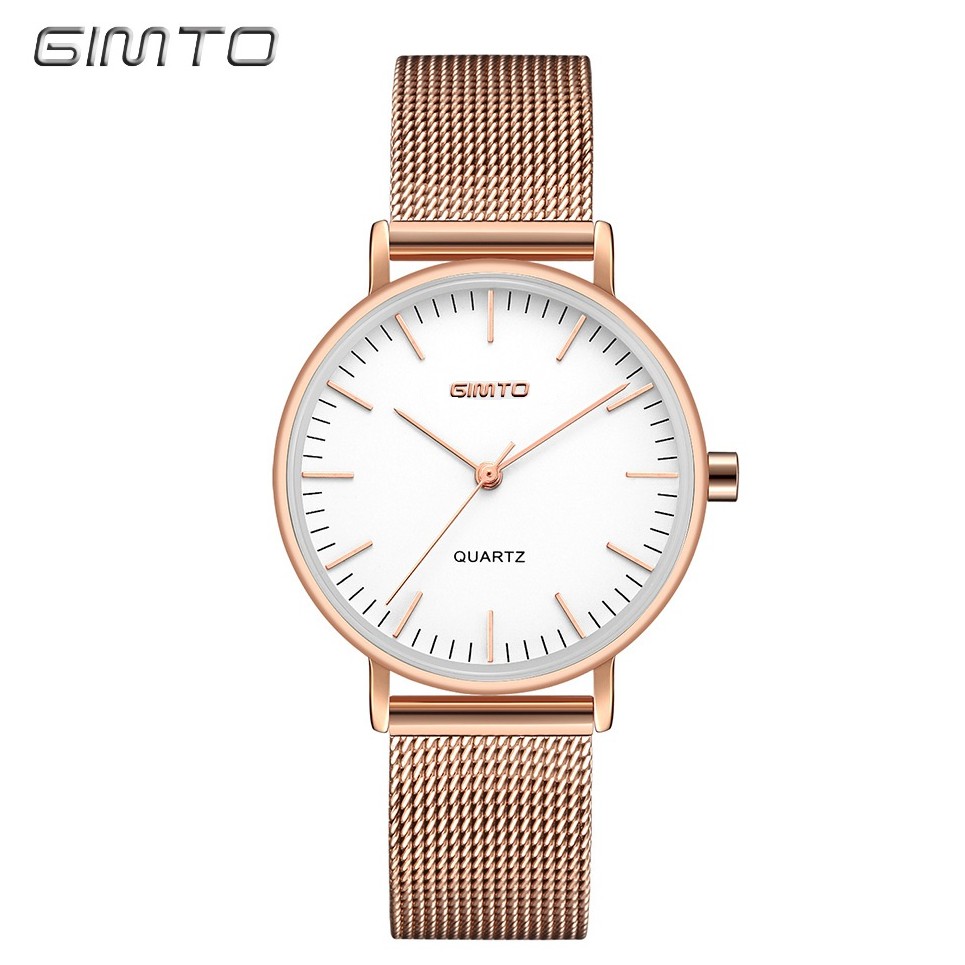 Đồng hồ GIMTO Unisex 40mm dây thép đan siêu mỏng BH 12 tháng - GIMO8