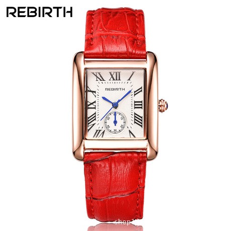 Đồng Hồ Quartz Rebirth Dây Đeo Da Jam013R1