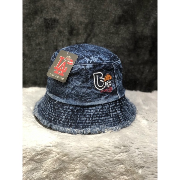 NÓN BUCKET JEAN THỜI TRANG