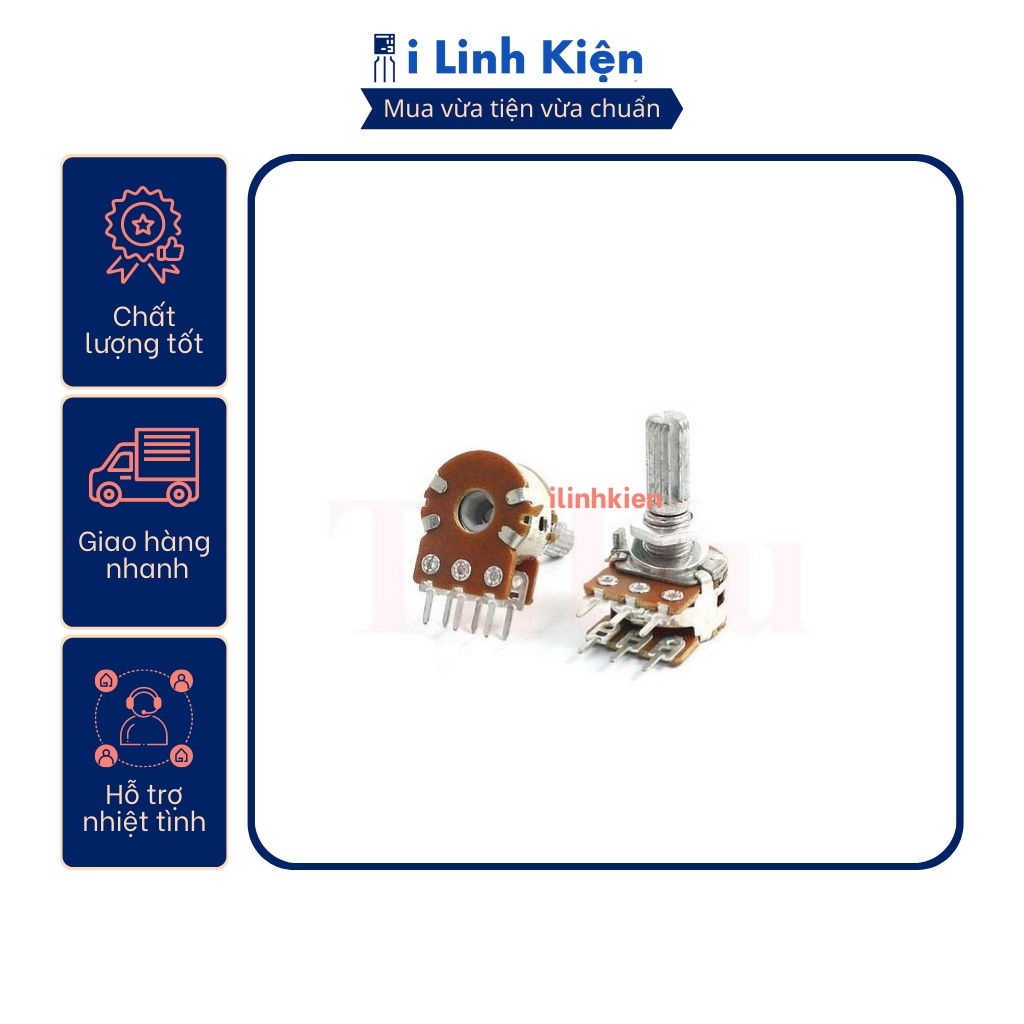 Chiết Áp Có Bi 10K - 50K - 100K Chất Lượng Tốt