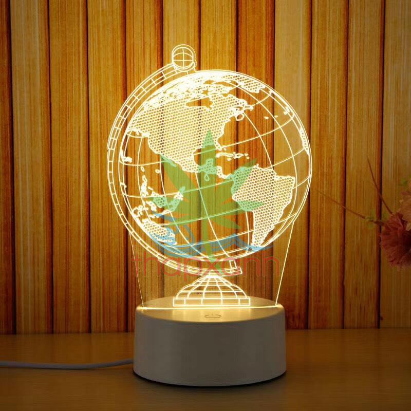 Đèn ngủ, đèn trang trí, Led 3D hình con Ngựa