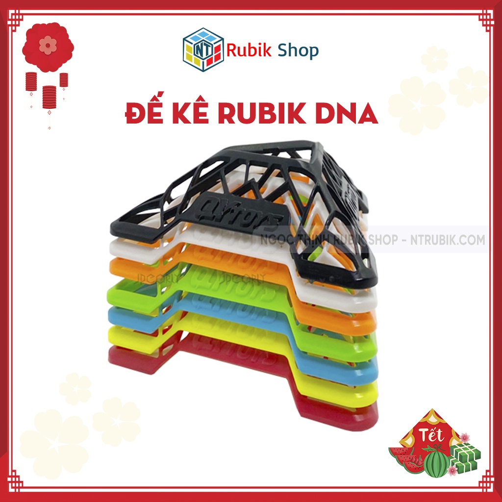 Đế Kê Rubik DNA (Nhiều Màu- Bảy sắc cầu vồng)/ Rubik Stand QiYi DNA