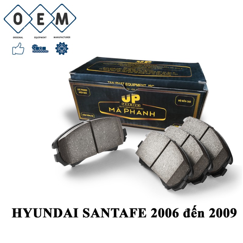 Bố thắng má phanh sau HYUNDAI SANTAFE 2006 đến 2009