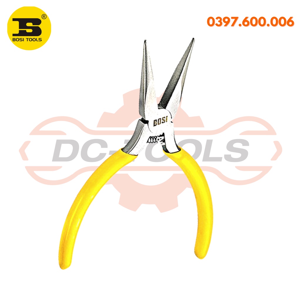 BỘ KÌM BOSI 5&quot;125mm, KÌM CẮT, KÌM ĐIỆN, KÌM NHỌN, KÌM LINH KIỆN CHÍNH HÀNG DC-TOOLS