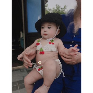 Bikini Handmade Họa Tiết Trái Cherry