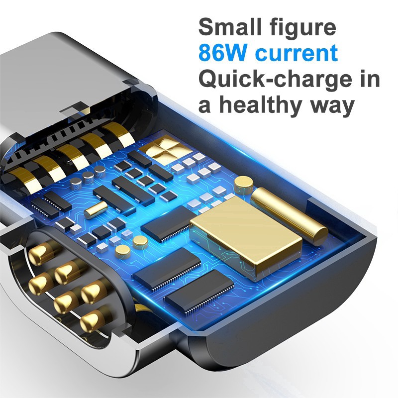 Đầu chuyển đổi USB Type C từ tính Baseus Mini Magnetic Type-C Converter cho Macbook Pro 16-17