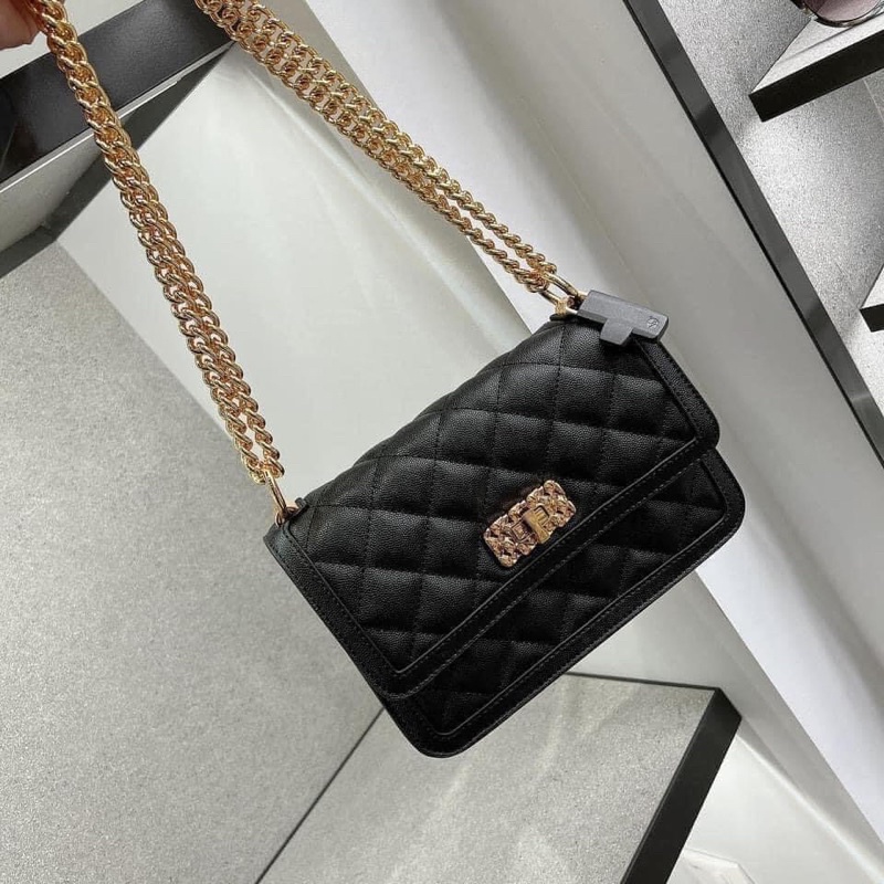 (Mới 2022) Túi CK khoá xoay size 22cm