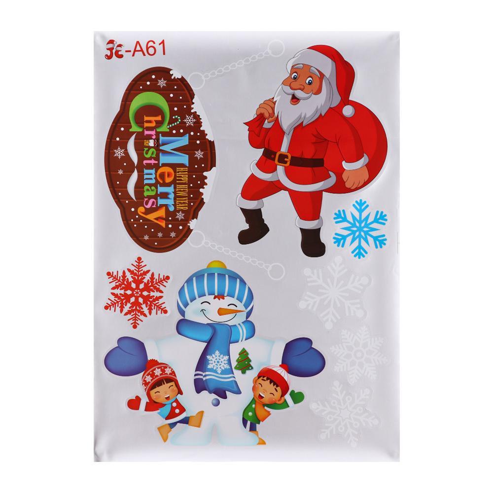 Sticker Dán Cửa Sổ Trang Trí Giáng Sinh DIY
