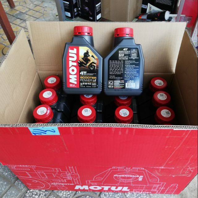 MOTUL SCOOTER POWER LE 4T 5W40 100% TỔNG HỢP CHUYÊN DÀNH CHO XE TAY