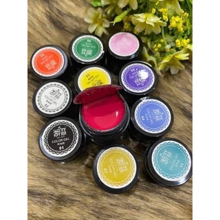 Set gel vẽ đặc 12 màu