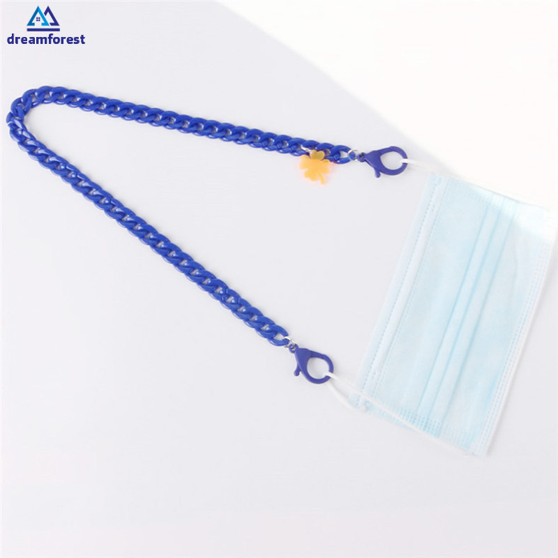 DF (Hàng Mới Về) Dây Đeo Khẩu Trang Hình Lá Chất Liệu Acrylic Tiện Dụng | BigBuy360 - bigbuy360.vn