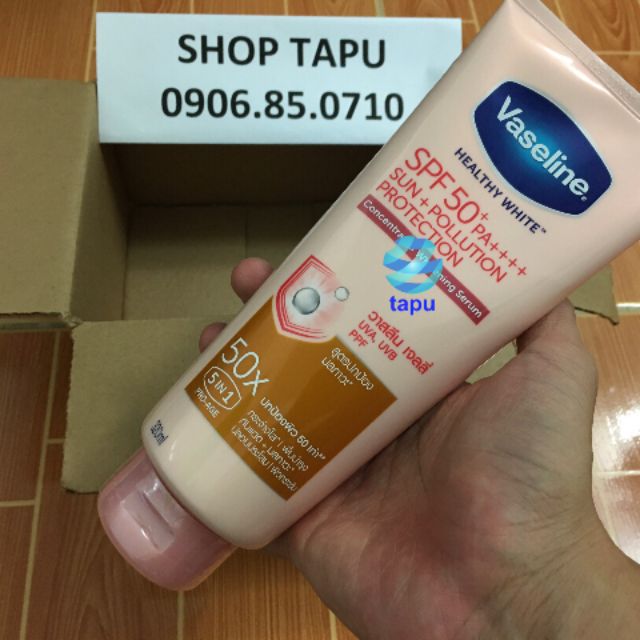 [Có video sp] Sữa dưỡng thể Vaseline Perfect Serum 50x tuýp 320ml | BigBuy360 - bigbuy360.vn