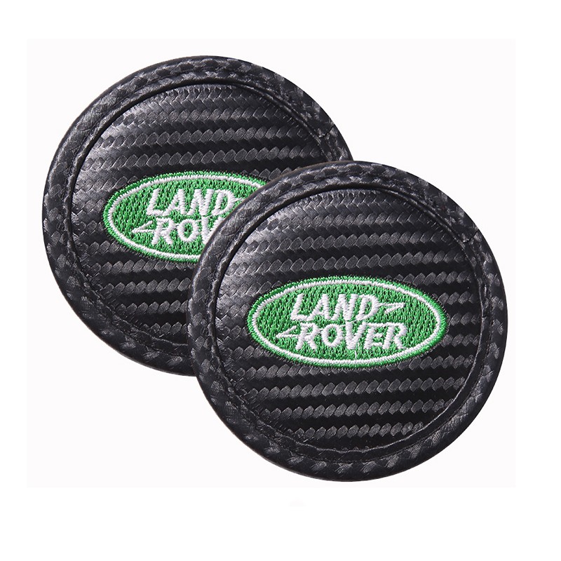 Tấm lót ly bằng PVC chống trượt in họa tiết sợi Carbon cho Land Rover Evoque Discovery 4 5 Range Rover | BigBuy360 - bigbuy360.vn
