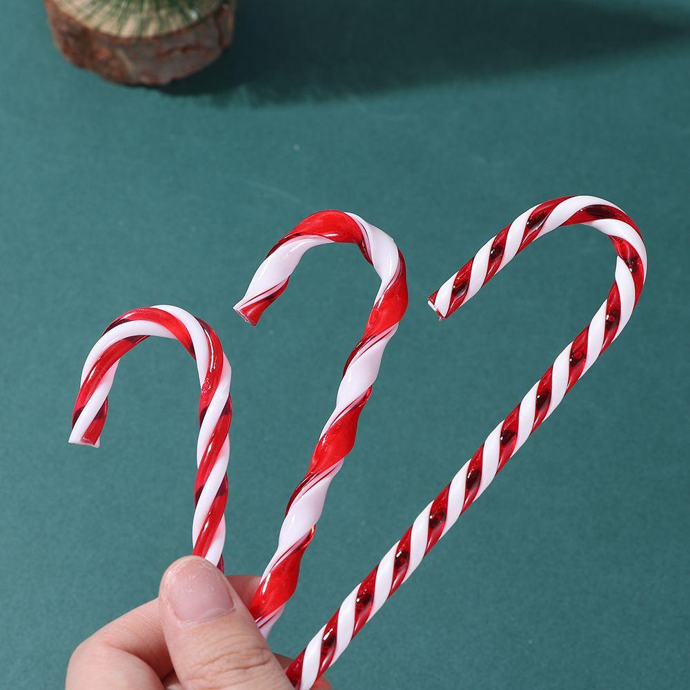 YNATURAL Gậy Giáng Sinh Bằng Nhựa Trang Trí