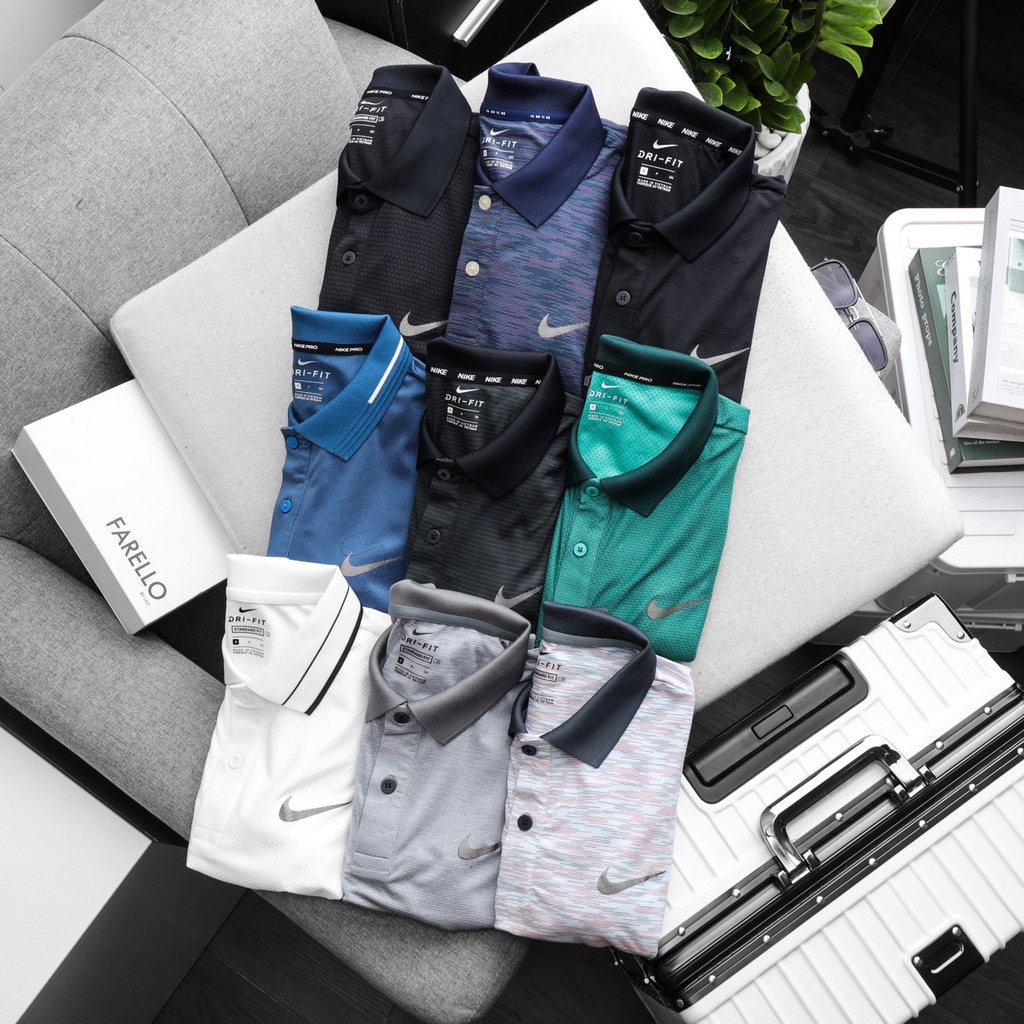Áo thun polo thể thao nam, áo thun đánh golf phong cách basic, chất vải dệt chu kì siêu mịn mát 10155